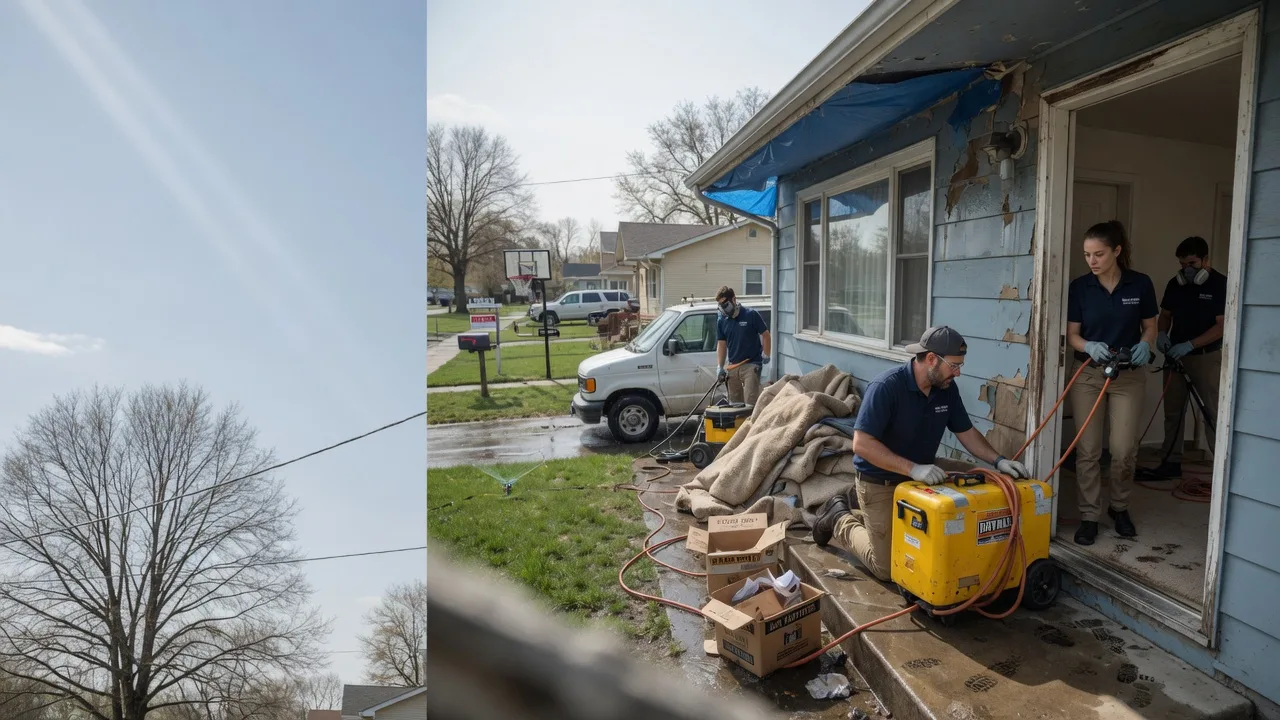Basement Flood Cleanup in Clarksburg, OH near me